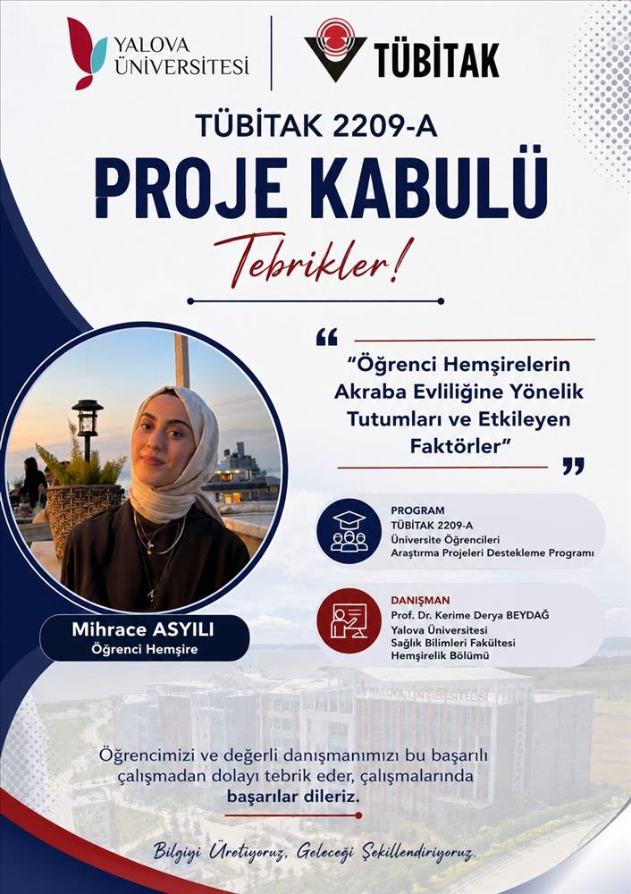 Tübitak 2209- A Projesine Kabul 