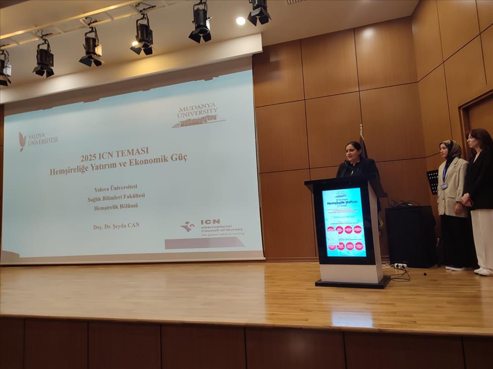 Doç. Dr. Şeyda Can, Mudanya Üniversitesi, Sağlık Bilimleri Fakültesi, Hemşirelik Bölümü tarafından gerçekleştirilen “12-16 Mayıs Hemşirelik Haftası Paneline konuşmacı olarak katıldı.