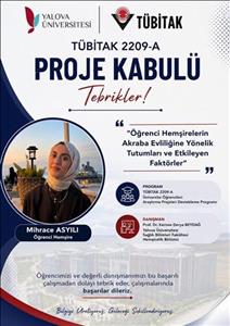 Tübitak 2209- A Projesine Kabul 