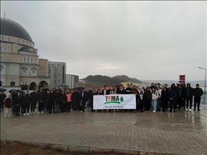 Genç Fizyoterapist Büşra Ceren İmir İçin Hatıra Ormanına Fidan Dikimi Yapıldı.